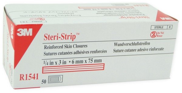Steri-Strip 3M 50 Stuks Steriele Hechtstrips 6x75mm R1541