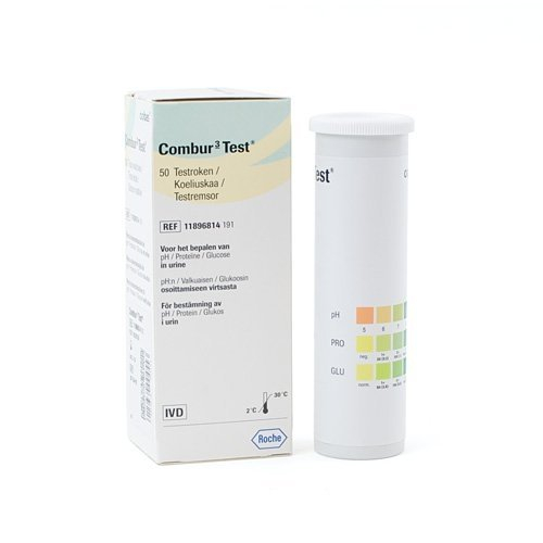 Bandelette urinaire Roche Combur Test® 3E, boîte de 50 - Bandelette urinaire  Combur Test® - Diagnostic urinaire - Bandelette et kit de diagnostic  médical - Produit chimique, colorant et réactif - Produits