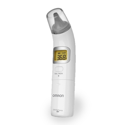 Omron Gentle Temp 521 Thermomètre auriculaire - 3 en 1 