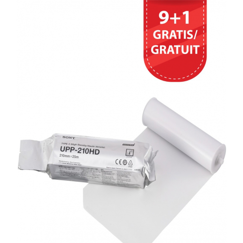 UPP-210HD Papier thermique SONY noir & blanc A4