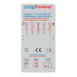 5x 10in1 test multi-drogues urinaire - 10 types de drogues - test rapide de  dépistage de THC, cocaïne, amphétamines, méthamphétamine, opiacés,  méthadone, MDMA, benzodiazépines, oxycodone et butalbital - BMUT®