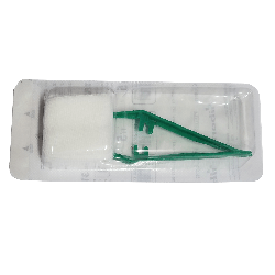 Pince à épiler anatomique Belux Surgical / Lucae forme baïonnette 14cm  acier