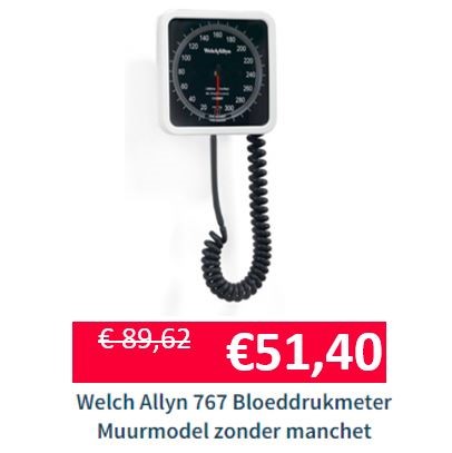 bloeddrukmeter muurmodel