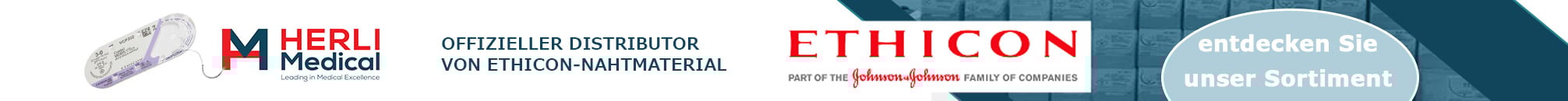 Offizieller Distributor von Ethicon-Nahtmaterial