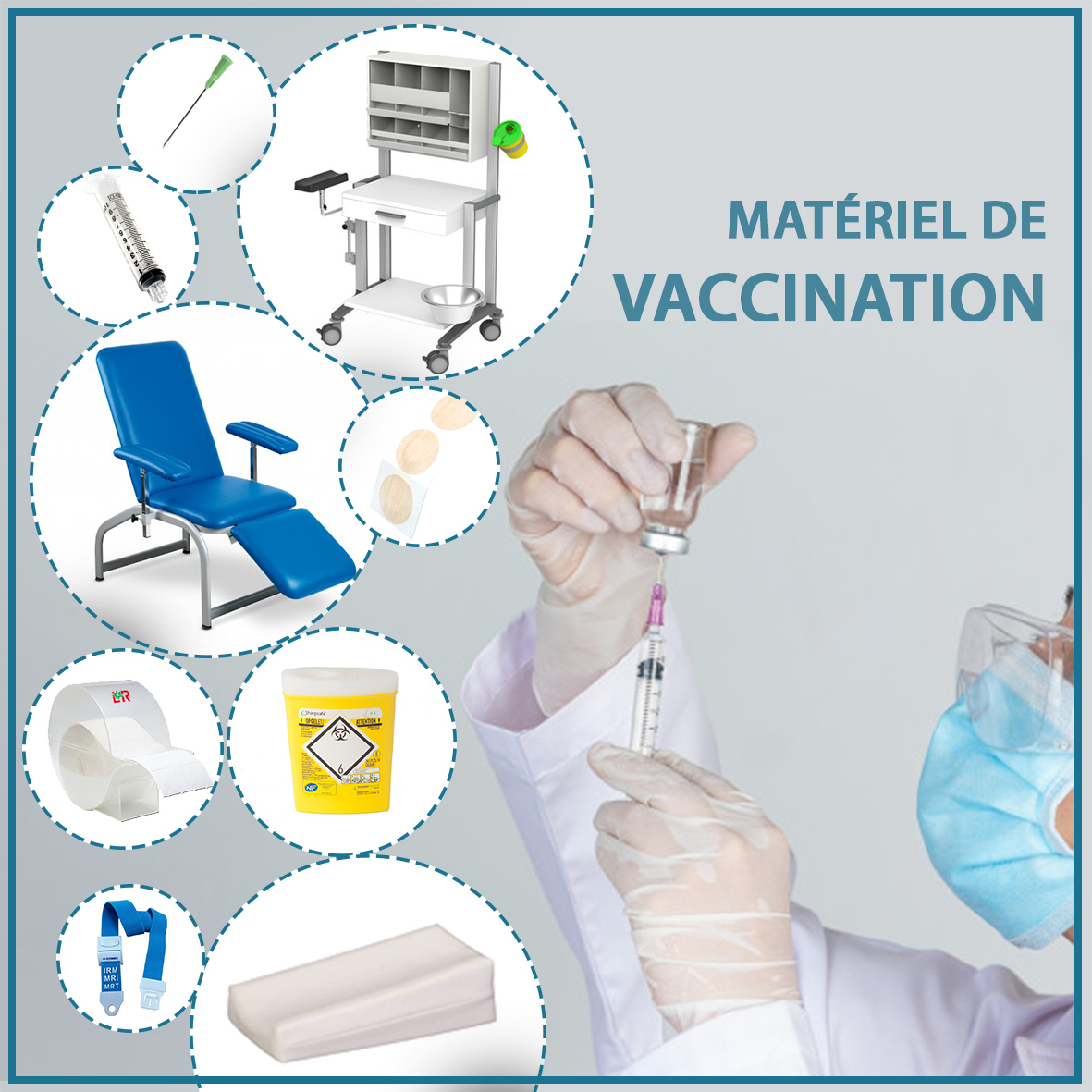 matériel de vaccination